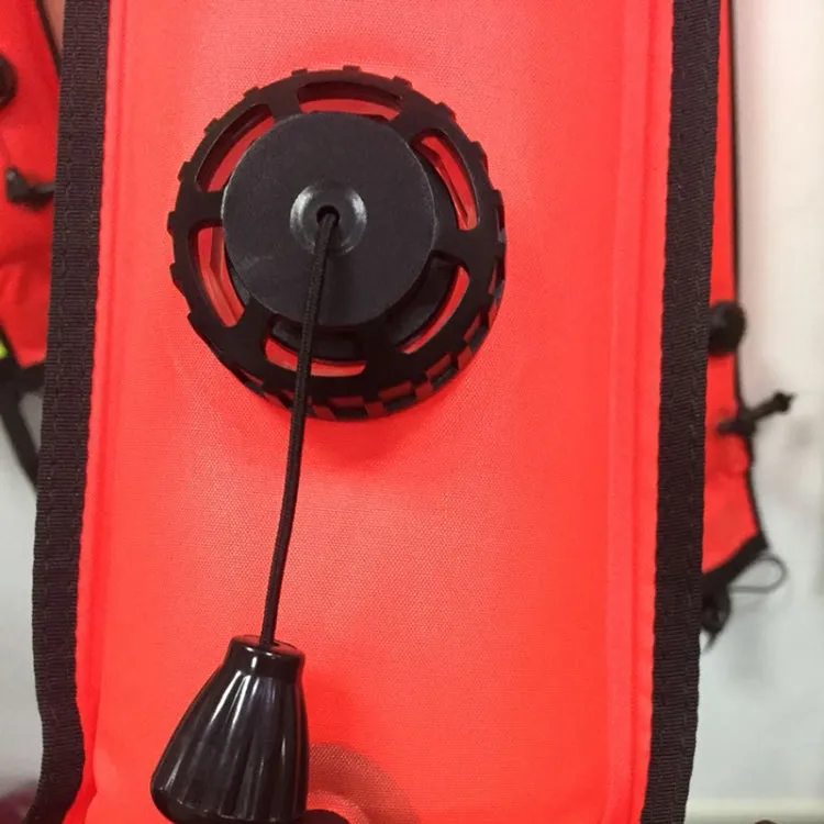 210D Nylon Automatic Seal Safety Signal Diving Mark Diving Buoy, Size:180 x 18cm(Fluorescent Red)