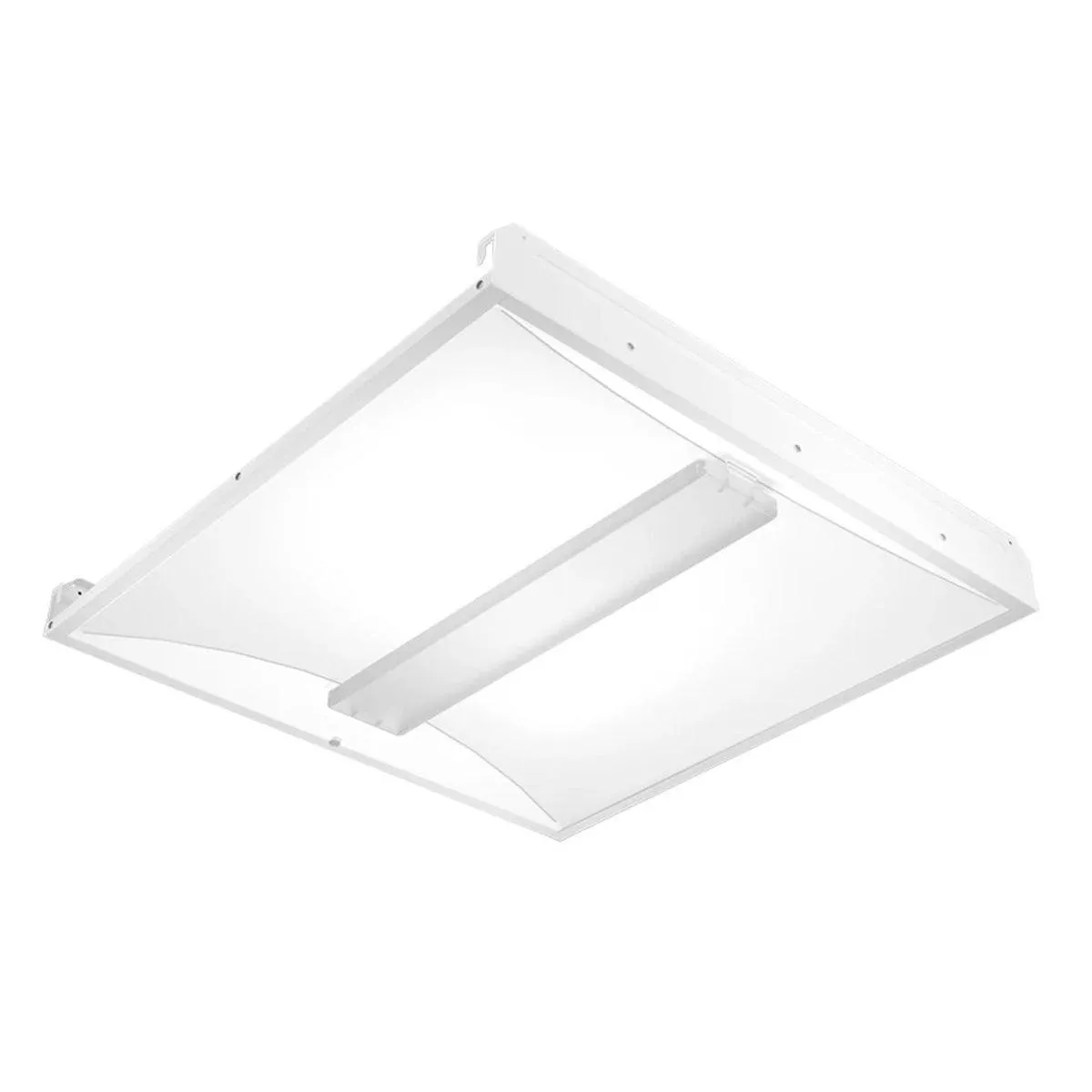 2x2 LED Troffer Light With Battery Backup, 4500 Lumens, 39 Watts Adjustable, 3500K/4000K, 120/277V