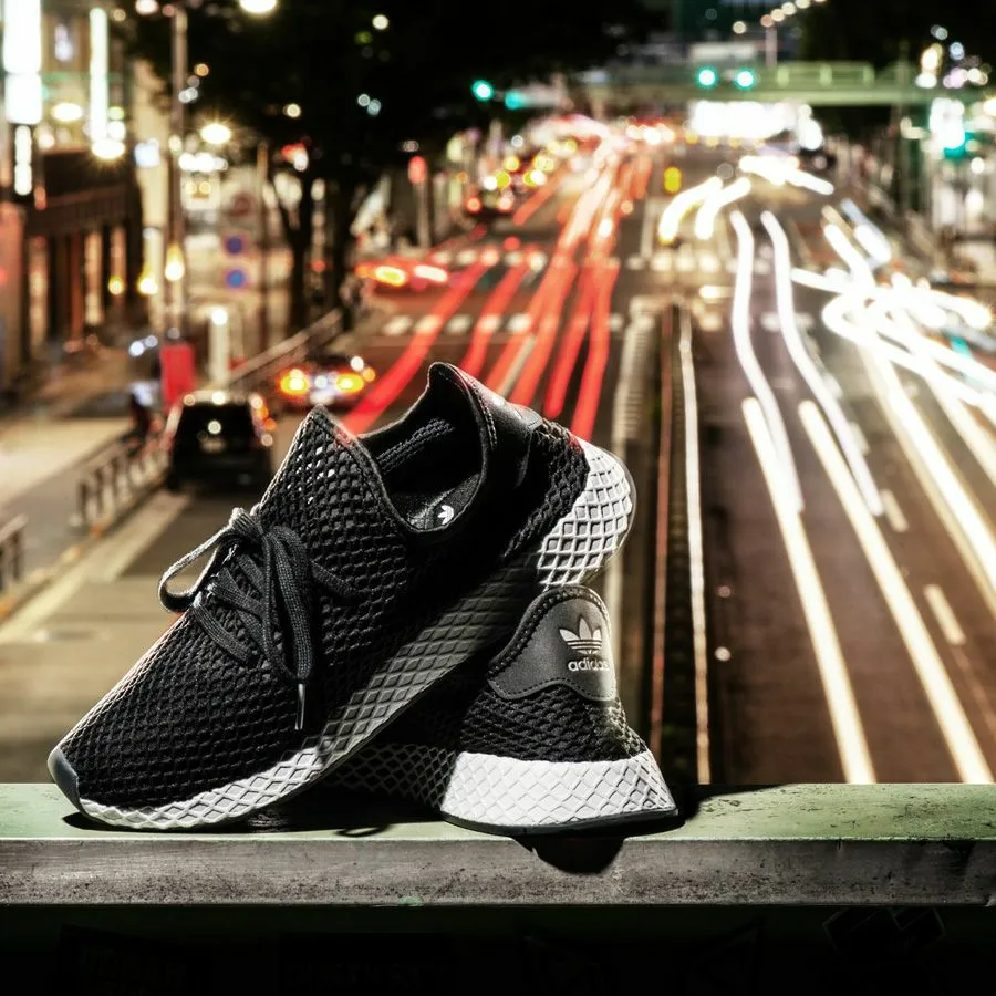 adidas DEERUPT RUNNER KICKS LAB. CORE BLACK/CORE BLACK/RUNNING WHITE KICKS LAB. EXCLUSIVE