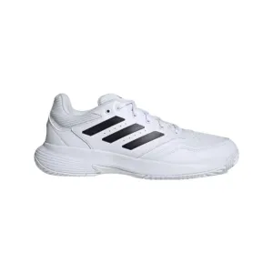 Adidas Men's GameCourt 2 All Court Tennis Shoe (Cloud White/Core Black/Cloud White)