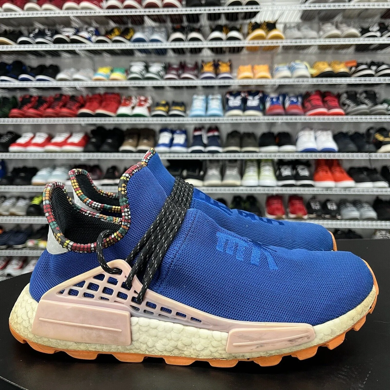Adidas NMD Hu Pharrell Inspiration Pack Powder Blue EE7579 Men Size 11 No Insole