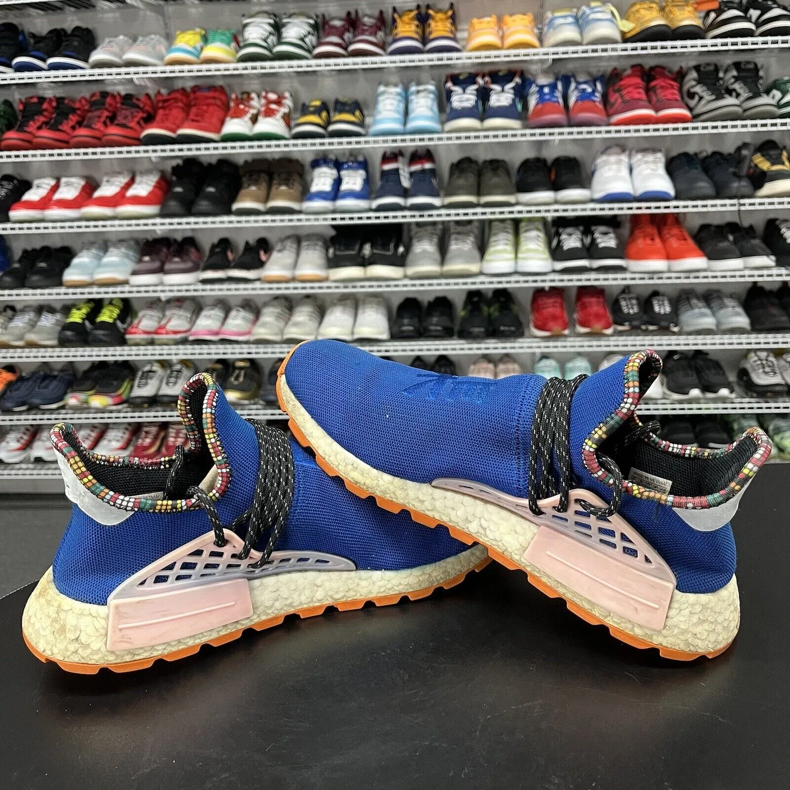 Adidas NMD Hu Pharrell Inspiration Pack Powder Blue EE7579 Men Size 11 No Insole