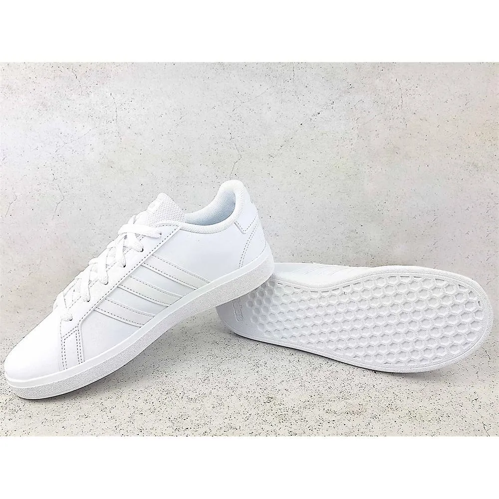 .Adidas Youth Grand Court 2.0 K - FTWHITE/FTWHITE/GREONE - (FZ6158) - GAN - R2L14