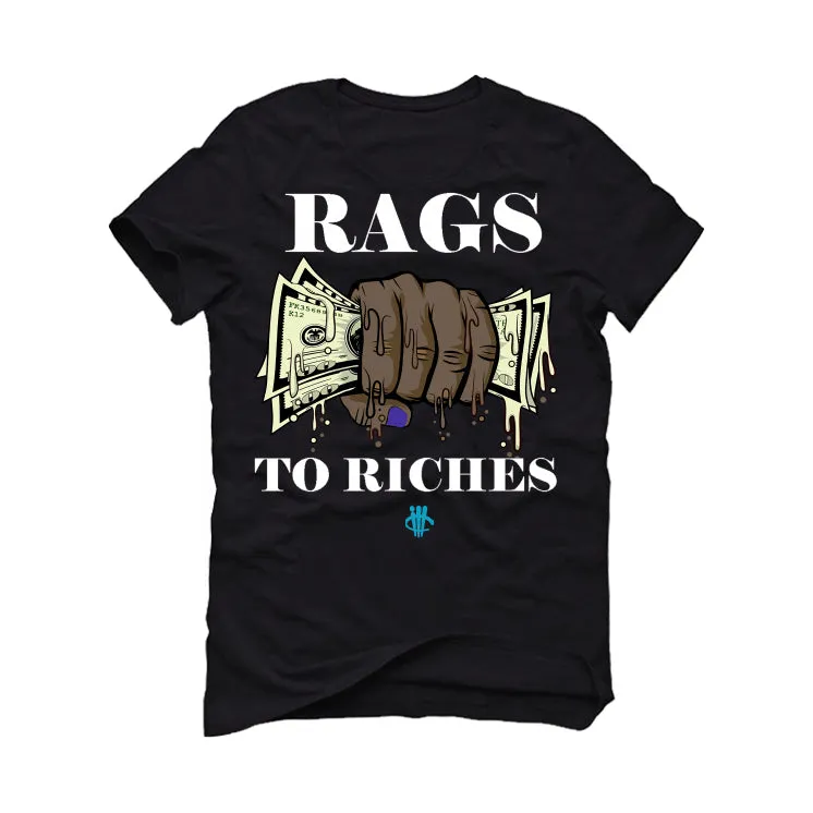 Air Jordan 9 “Olive Concord” Black T-Shirt (RAGS TO RICHES)