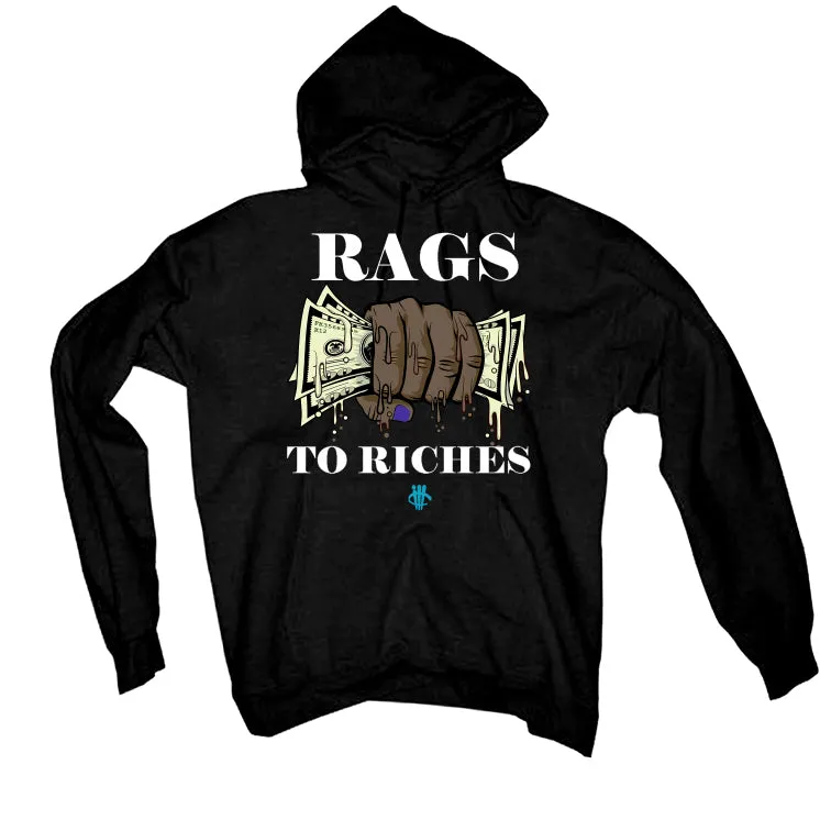 Air Jordan 9 “Olive Concord” Black T-Shirt (RAGS TO RICHES)