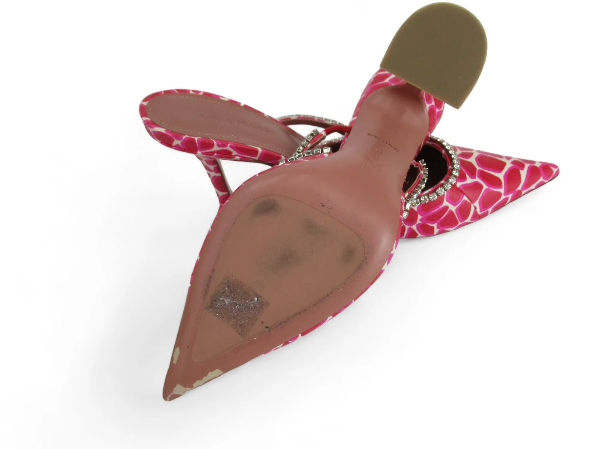 Amina Muaddi UK 6 Pink Court Shoes Womenswear| Preloved