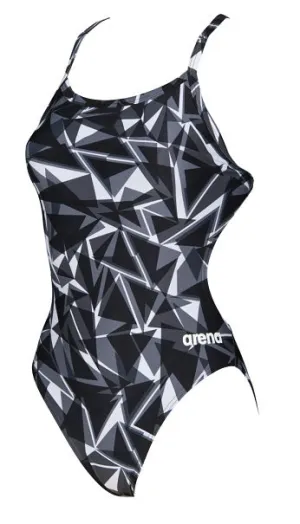 ARENA Women's Shattered Glass Challenged Back One Piece Swimsuit