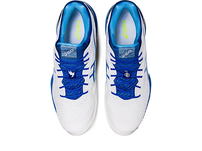 Asics Gel Court FF 2 Novak (White/Tuna Blue)