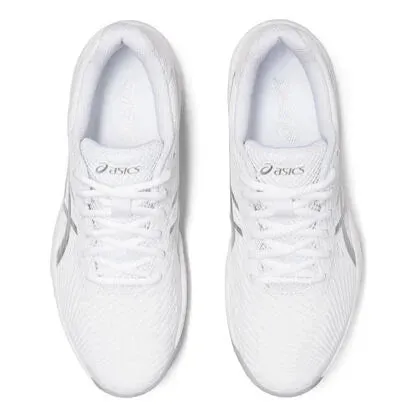 Asics Gel Game 9 Ladies Tennis Shoe - White/Pure Silver