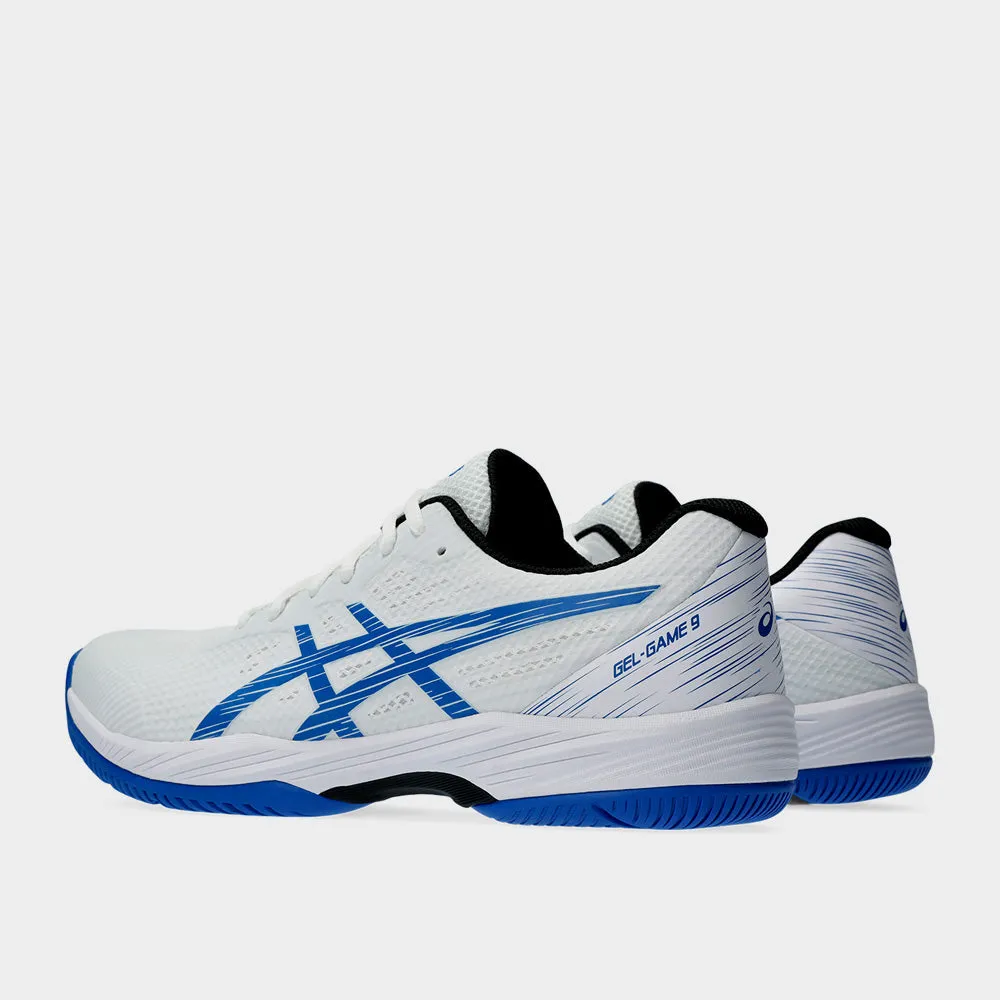 Asics Mens Gel Game Court Shoe White/blue _ 181014 _ White