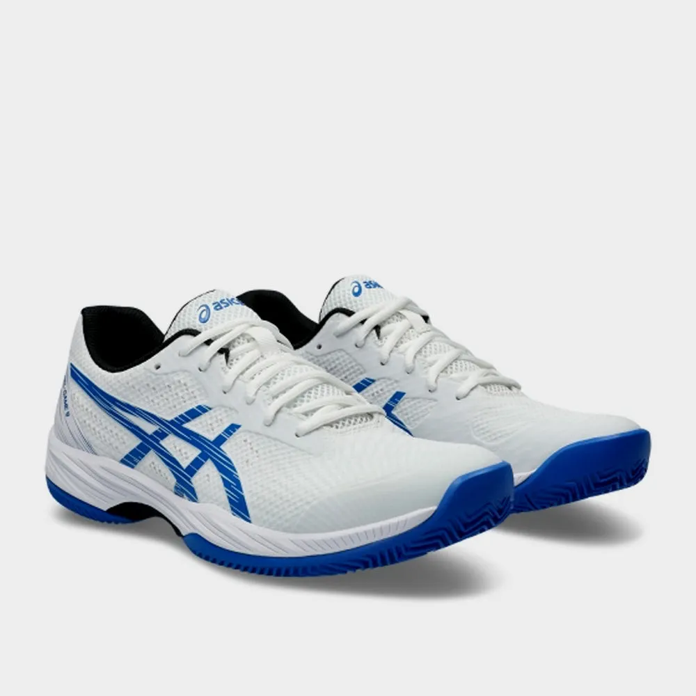 Asics Mens Gel Game Court Shoe White/blue _ 181014 _ White