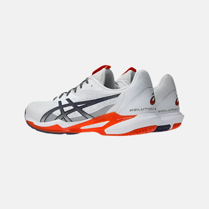 Asics Solution Speed FF 3 Men Tennis Shoes -White/Greyish Purple