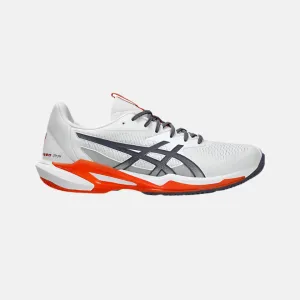 Asics Solution Speed FF 3 Men Tennis Shoes -White/Greyish Purple