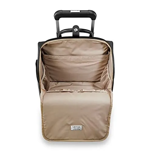 Briggs & Riley Rhapsody Softside Underseat Carry On Cabin Spinner, Black