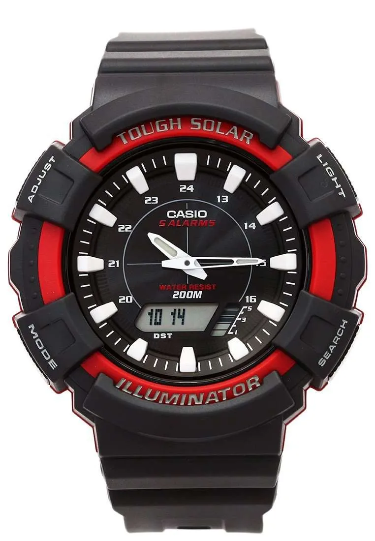 Casio AD-S800WH-4A Black Resin Watch for Men