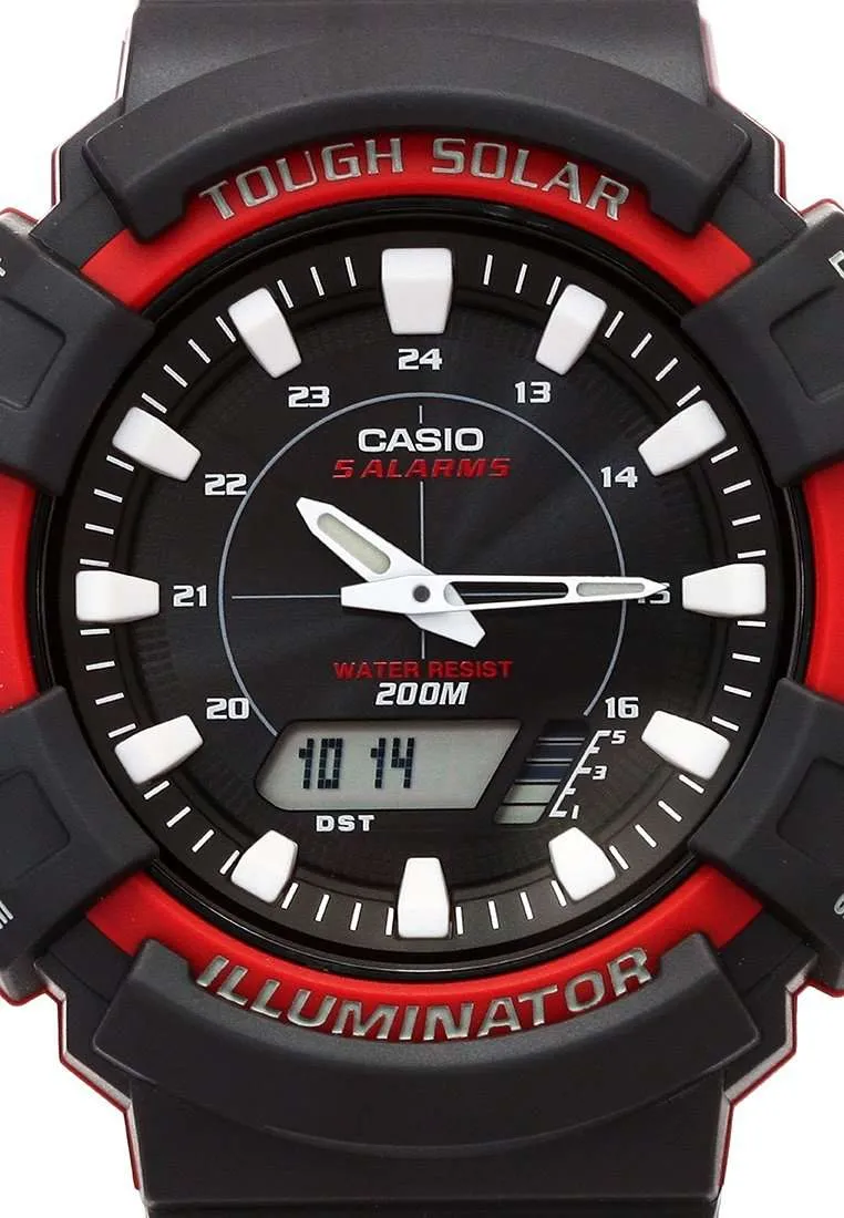 Casio AD-S800WH-4A Black Resin Watch for Men