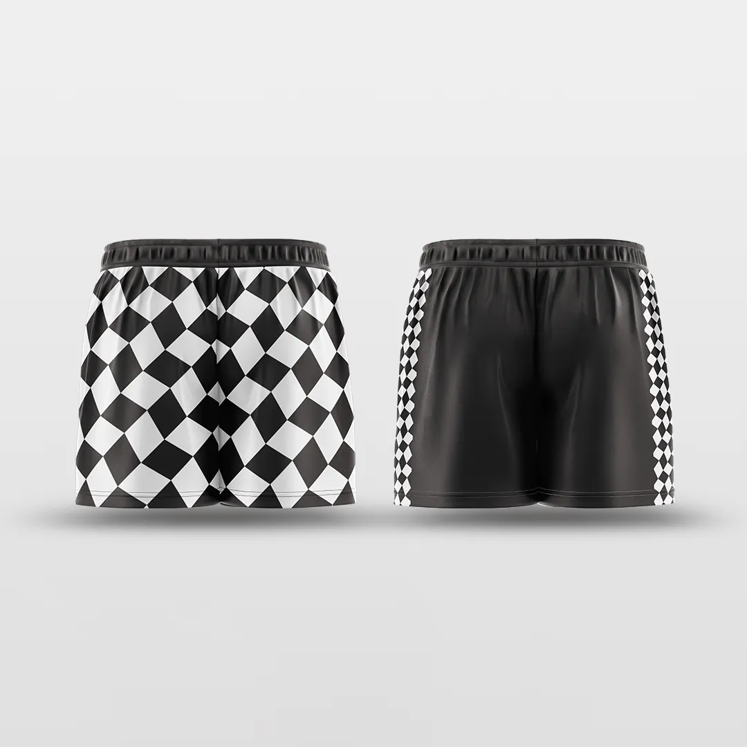 Checkerboard - Customized Reversible Training Shorts