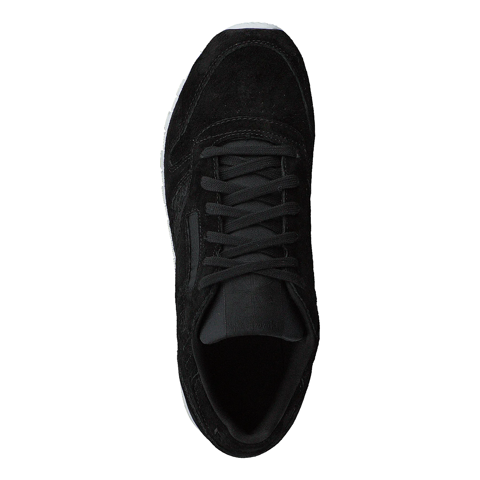 Cl Lthr Woven EMB Black/White