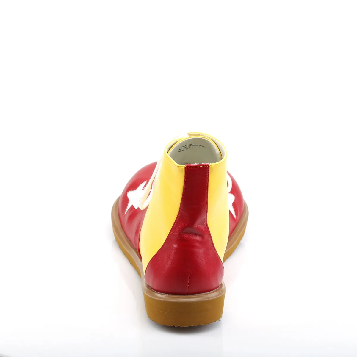 CLOWN-02 Funtasma Yellow-Red Pu Shoes