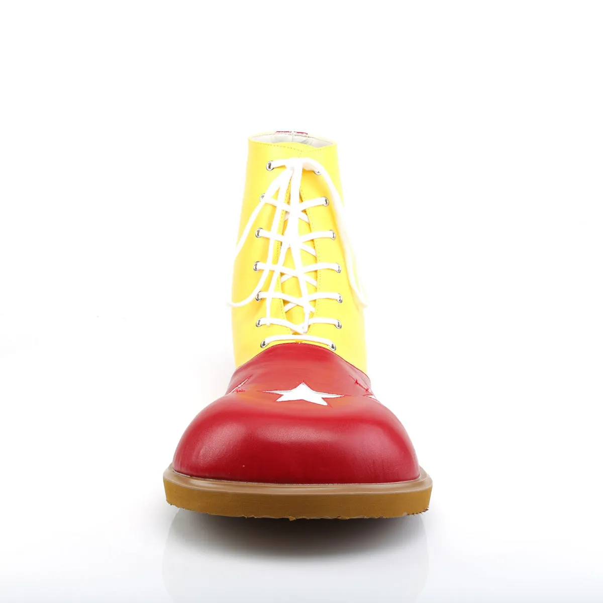 CLOWN-02 Funtasma Yellow-Red Pu Shoes
