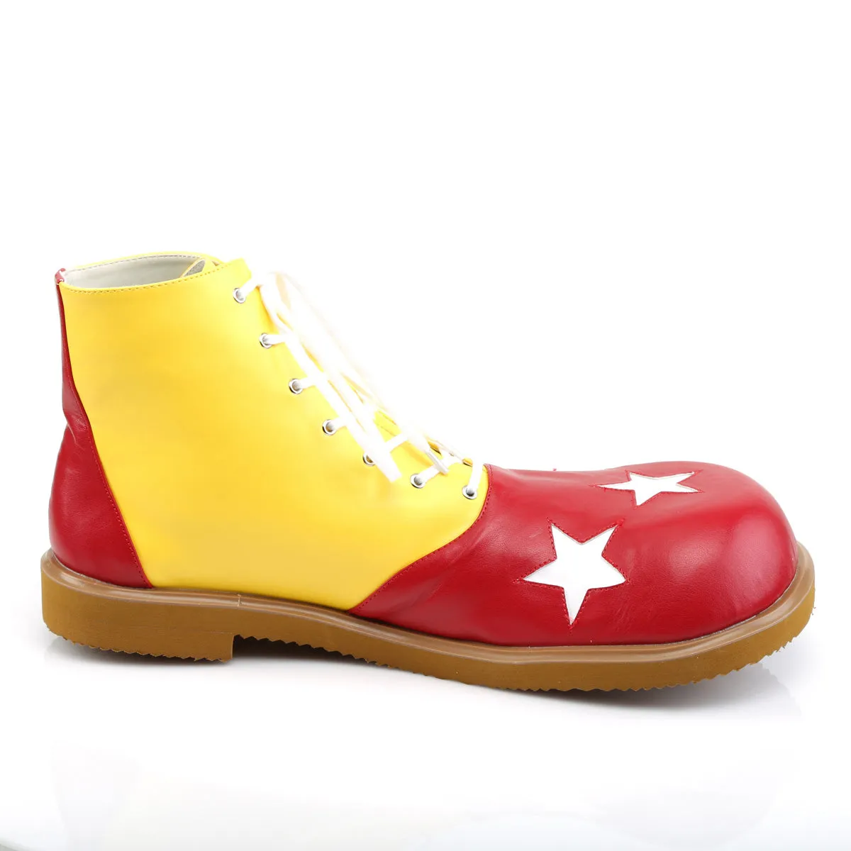 CLOWN-02 Funtasma Yellow-Red Pu Shoes
