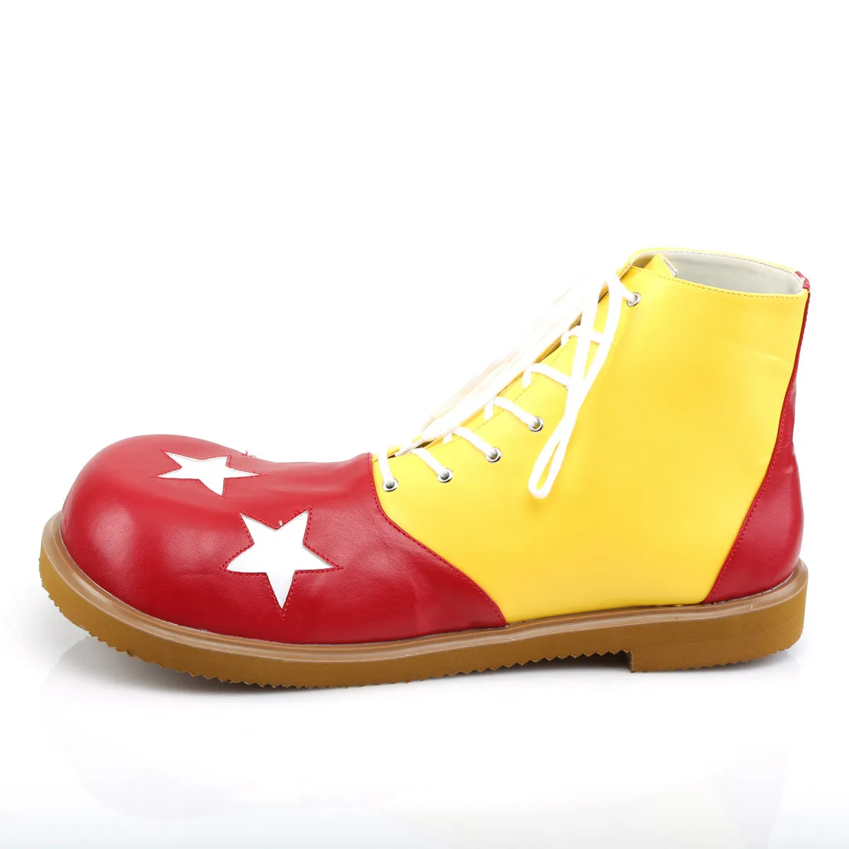 CLOWN-02 Funtasma Yellow-Red Pu Shoes