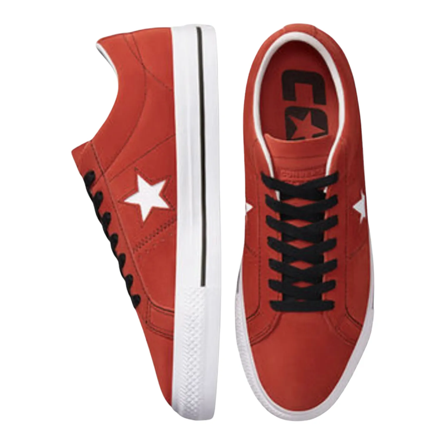 Converse Cons One Star Pro Fire Opal/Black/White
