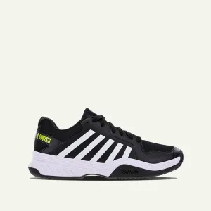 Court Express Pickleball Men's Shoes - Black/White/Evening Primrose