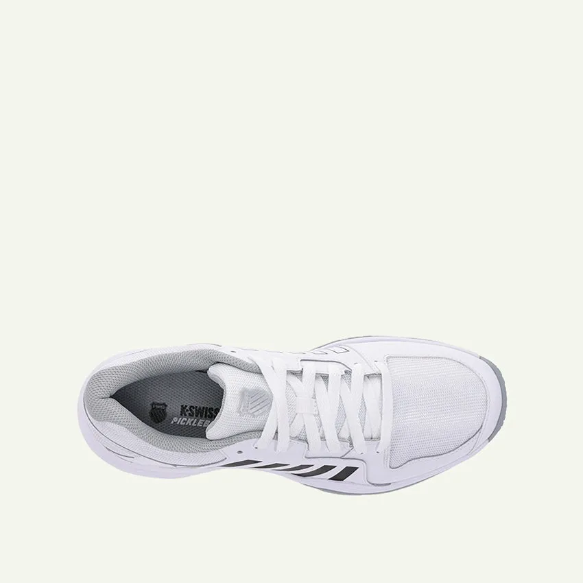 Court Express Pickleball Men's Shoes - White/High-Rise/Black