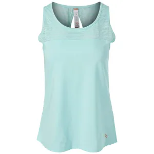 Cross Court Blue Abyss Crystal Waters Womens Racerback Tennis Tank Top
