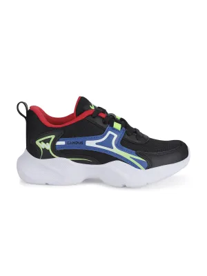 DELUXE-KIDS Black Kid's Sports Shoes