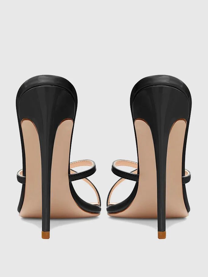 Donatella Mule - Patent Black