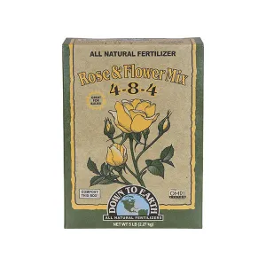 Down to Earth™, Rose & Flower Mix 4-8-4, All Natural Fertilizer, Blended (5 LBS.)