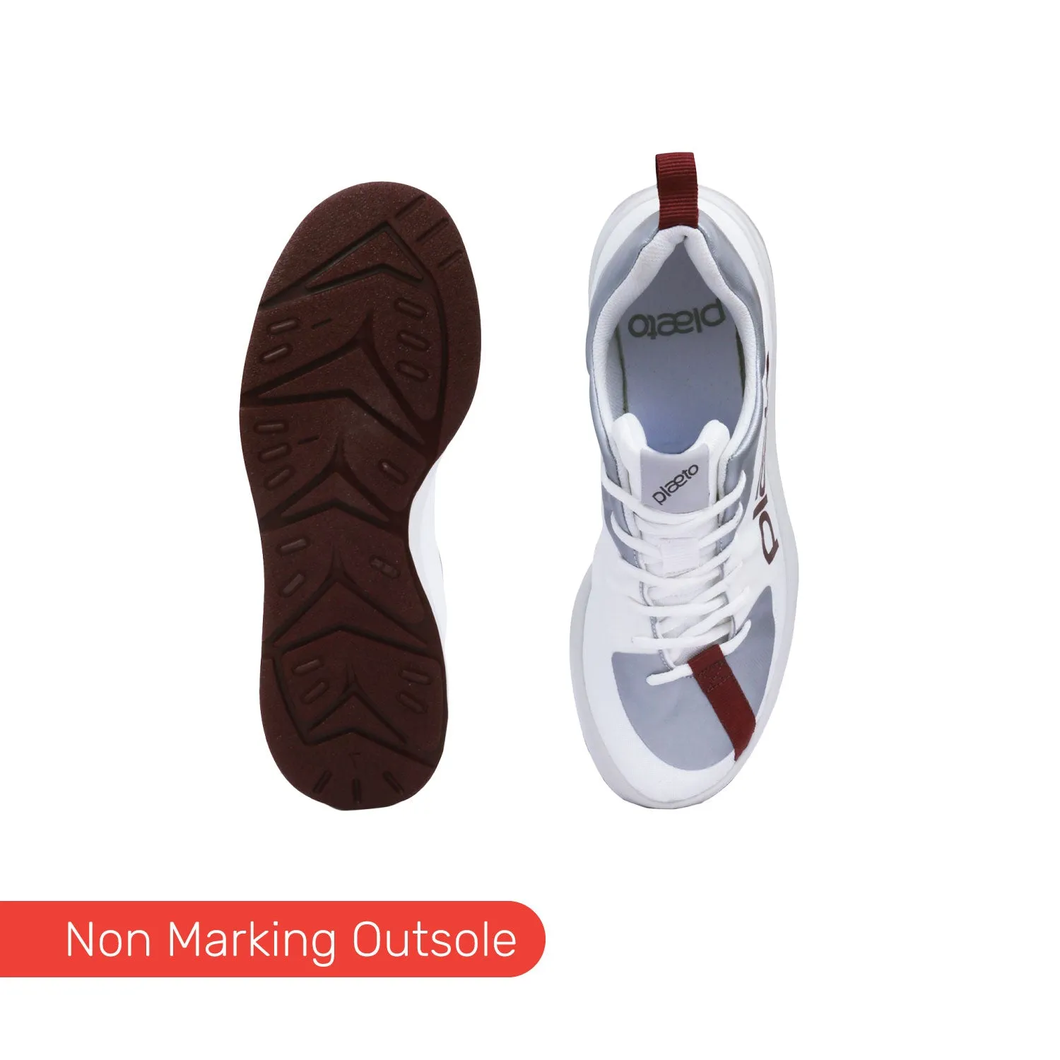Drift Men's Sports Shoes - White / Red