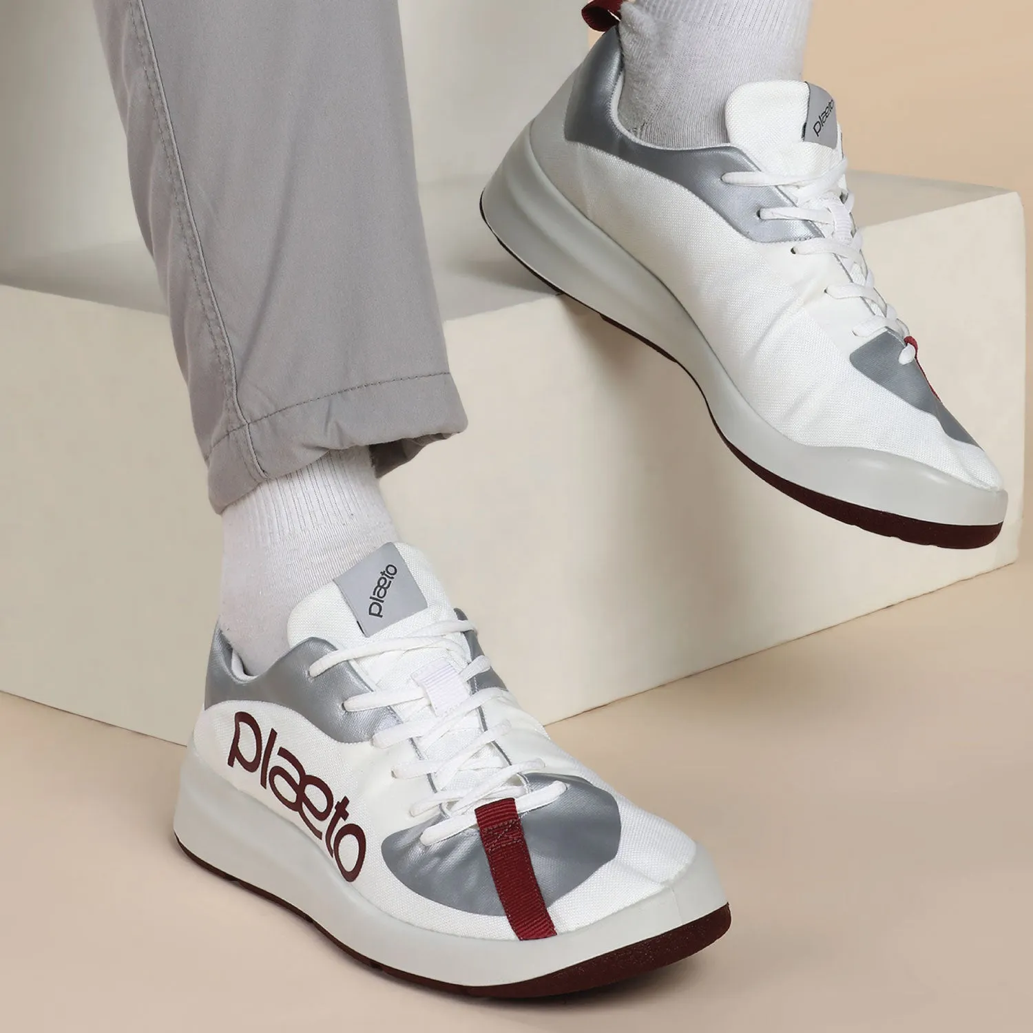 Drift Men's Sports Shoes - White / Red
