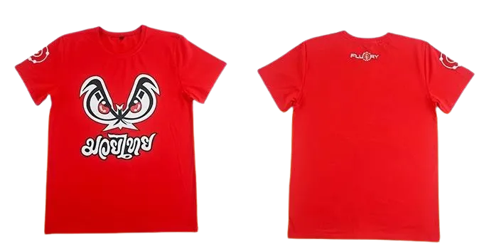 FLUORY TF05 Combat Training T-Shirt S-XL Red