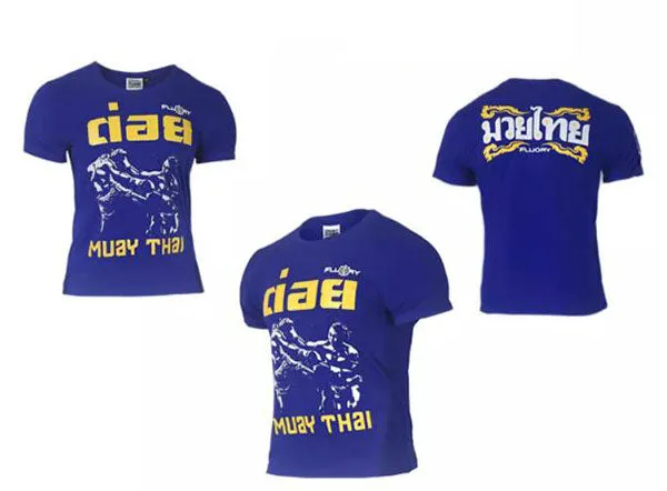 FLUORY TF09 Combat Training T-Shirt Junior XXXS-M Blue
