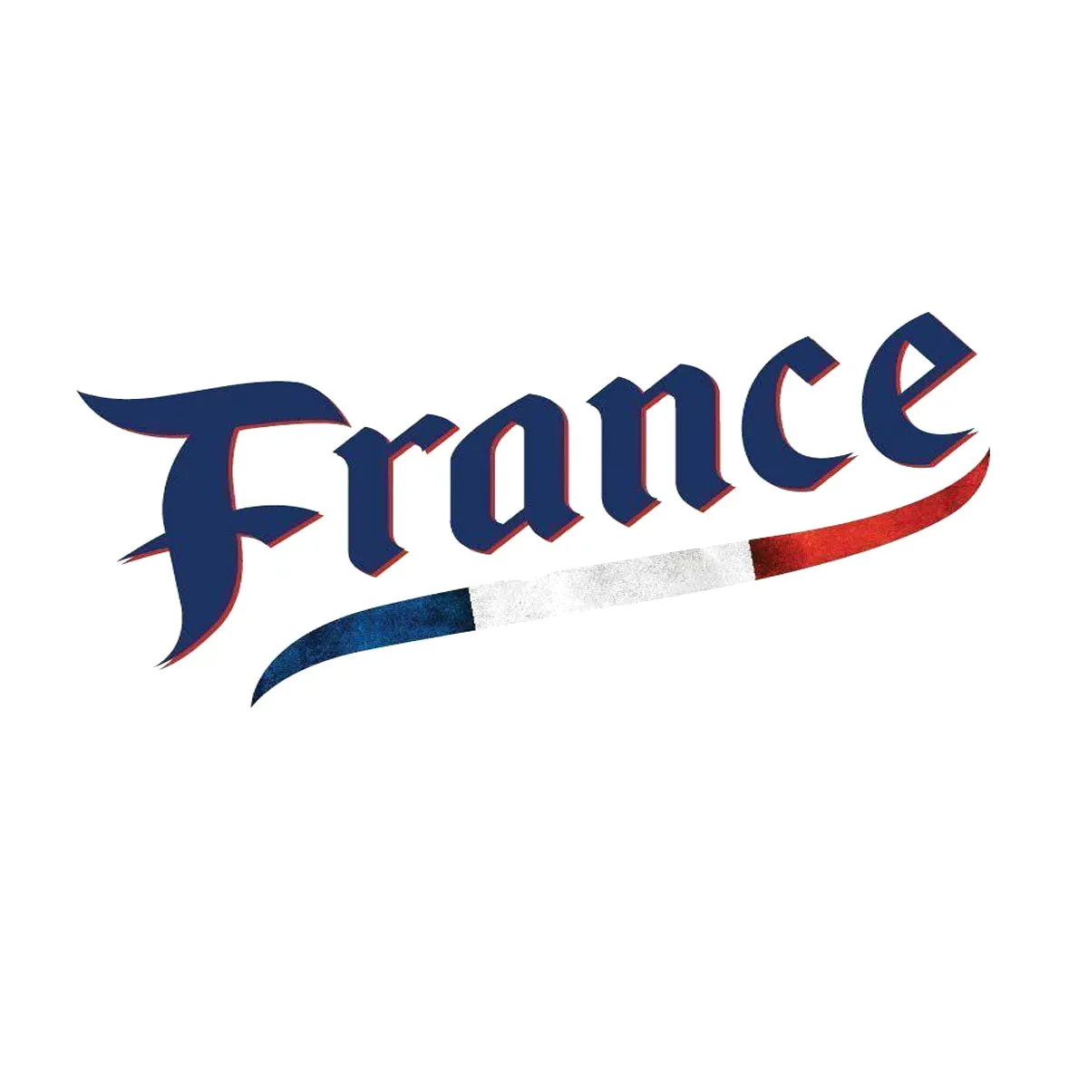 France Script World Cup 2022 Printed Tee