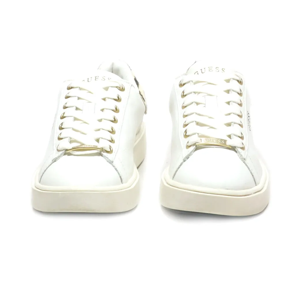 Guess Melania Sneakers Leather White Colour For Kids