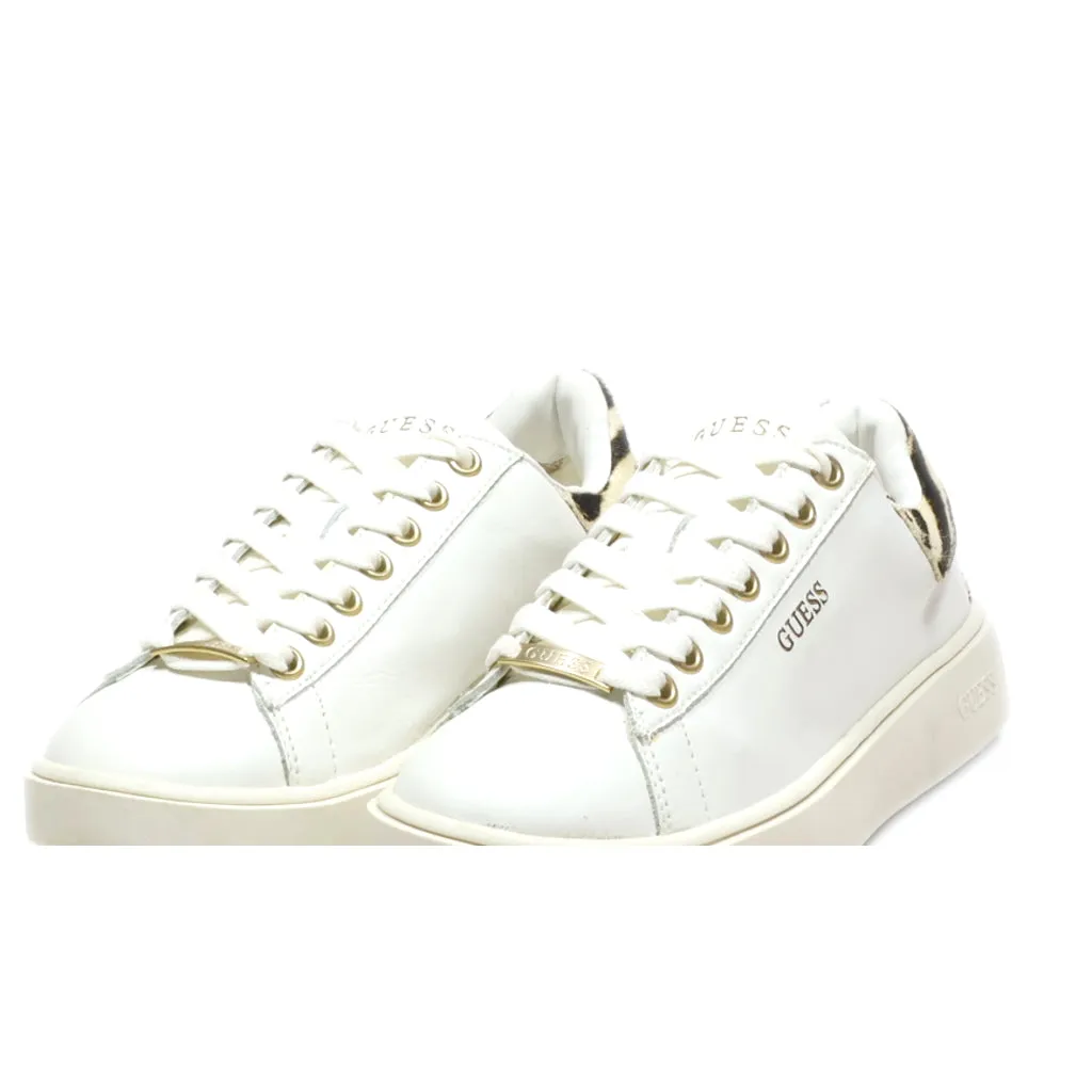 Guess Melania Sneakers Leather White Colour For Kids