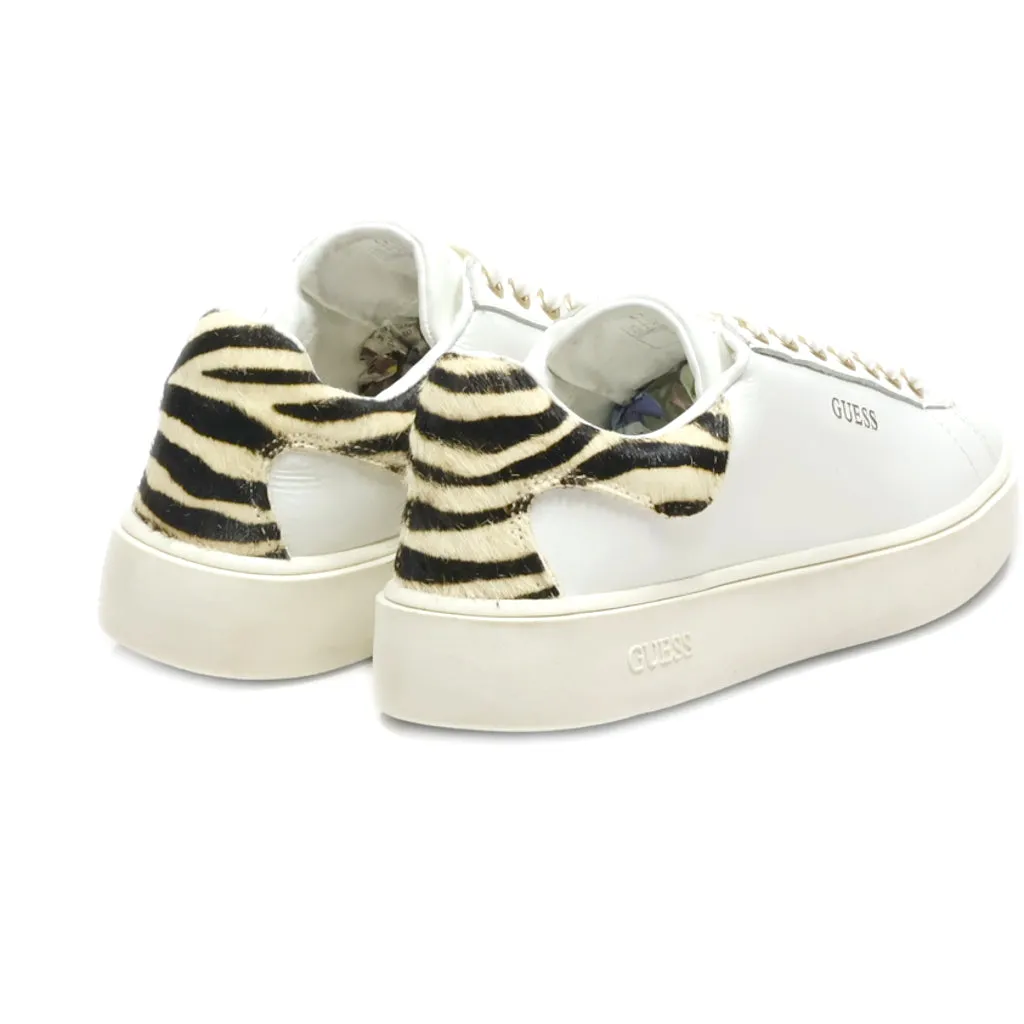 Guess Melania Sneakers Leather White Colour For Kids