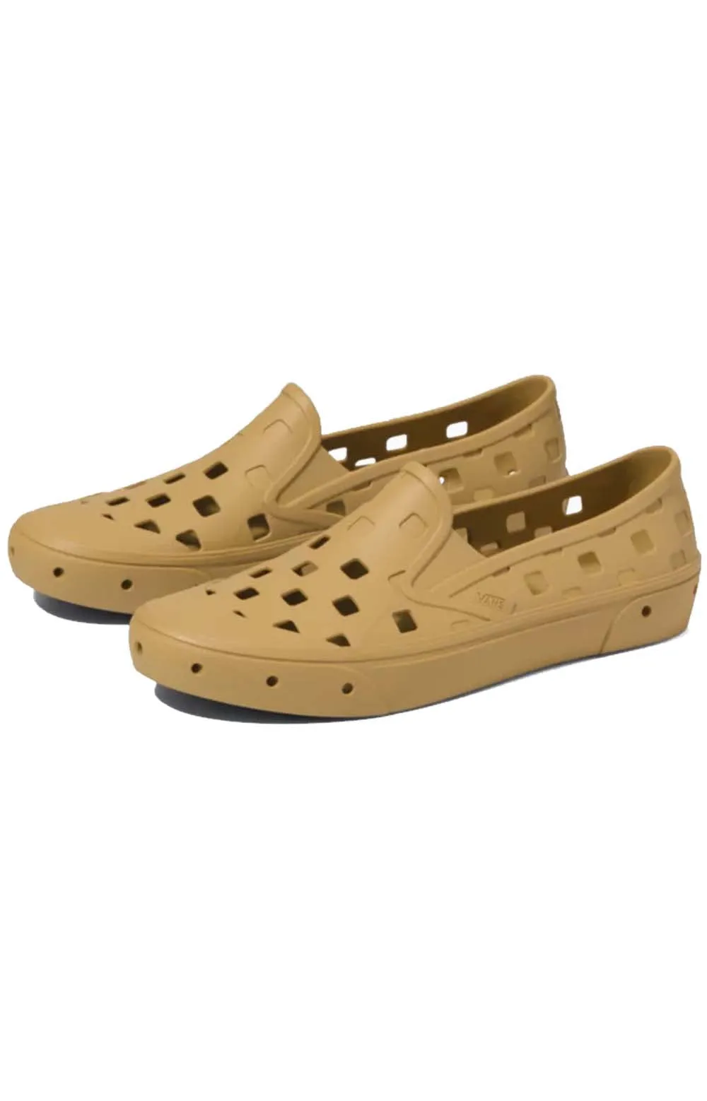 (Hf8Bae) Slip On Trk Shoes   Mustard Gold