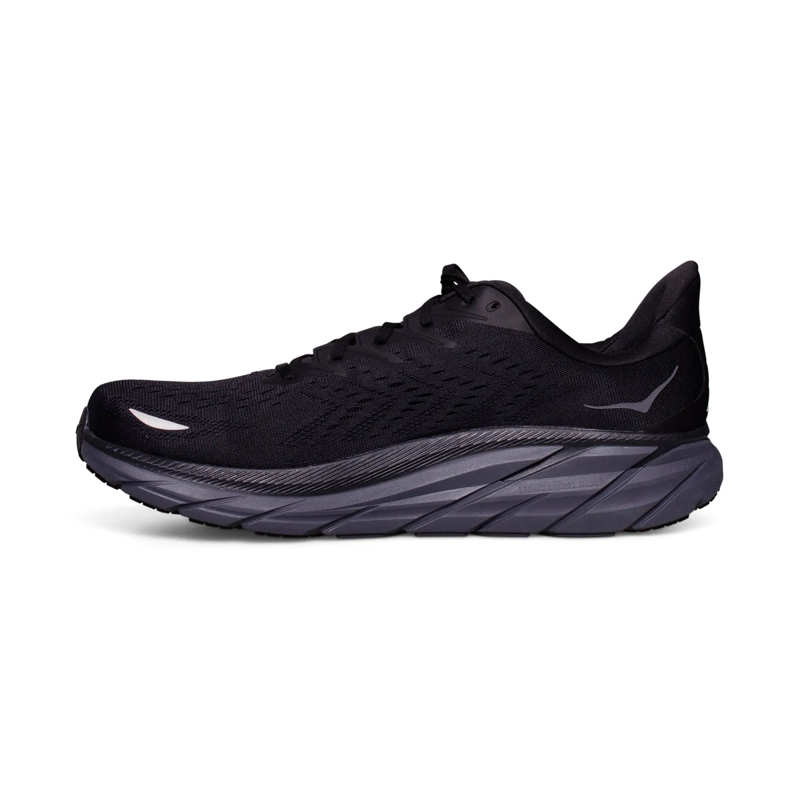 Hoka One One Clifton 8 Black / Black Running Shoes - Men's