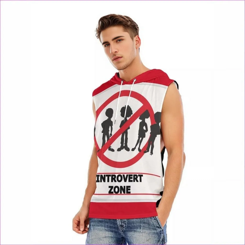 Introvert Zone Men’s Hooded Tank Top