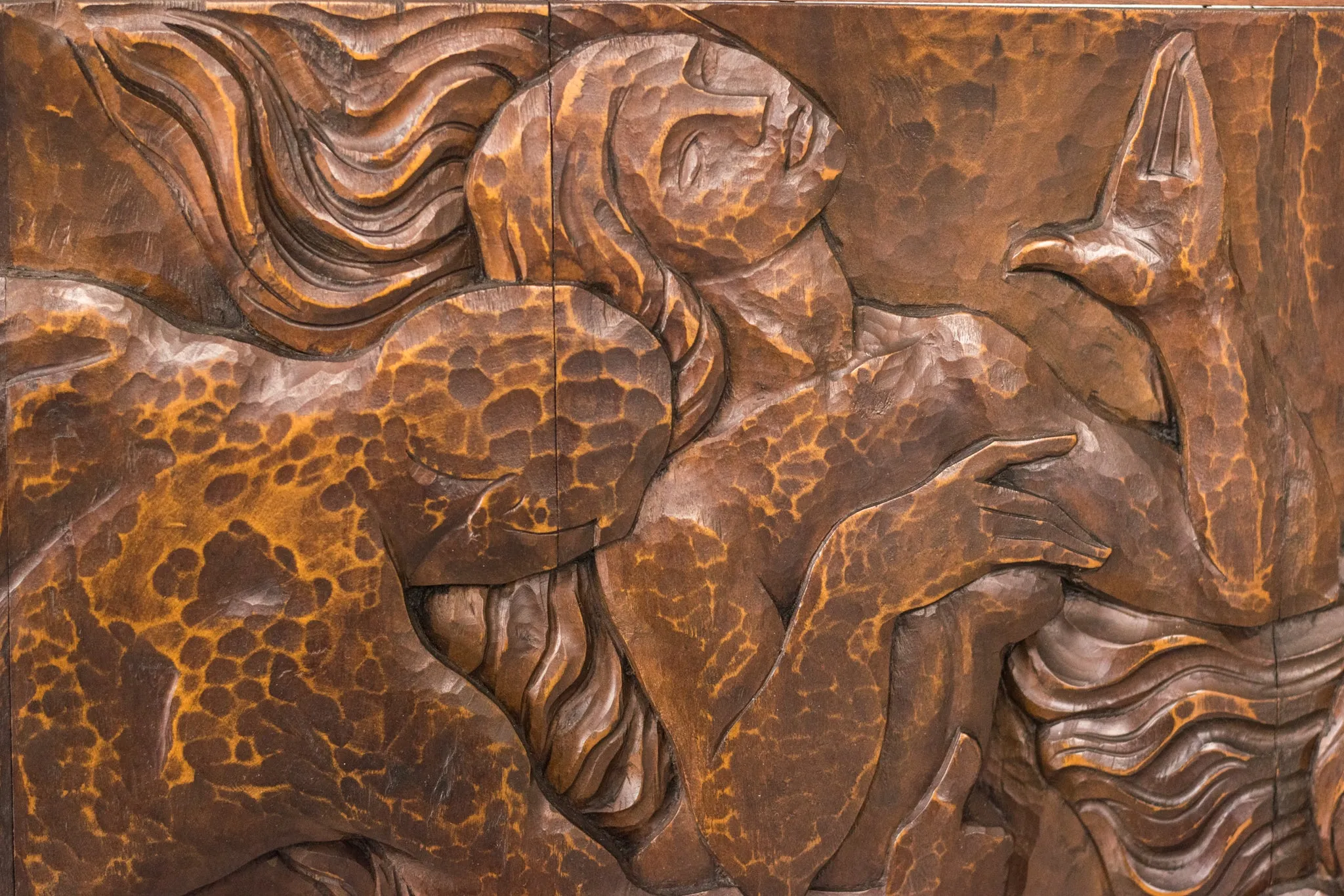 Josep Mundet and Joan Palet - Monumental Carved Panel