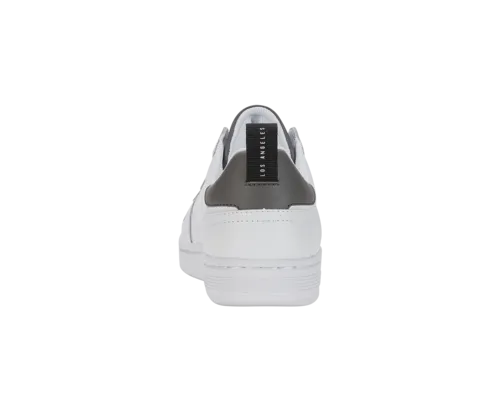 K-Swiss Men's Lozan Match Lth White Black Gunmetal Shoes