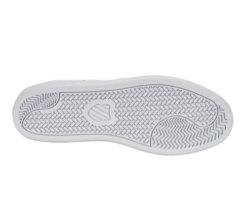 K-Swiss Men's Lozan Match Lth White Black Gunmetal Shoes