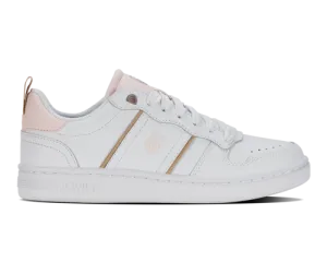 K-Swiss Women's Lozan Match Lth White Heavenly Pink Irish Cream Shoes