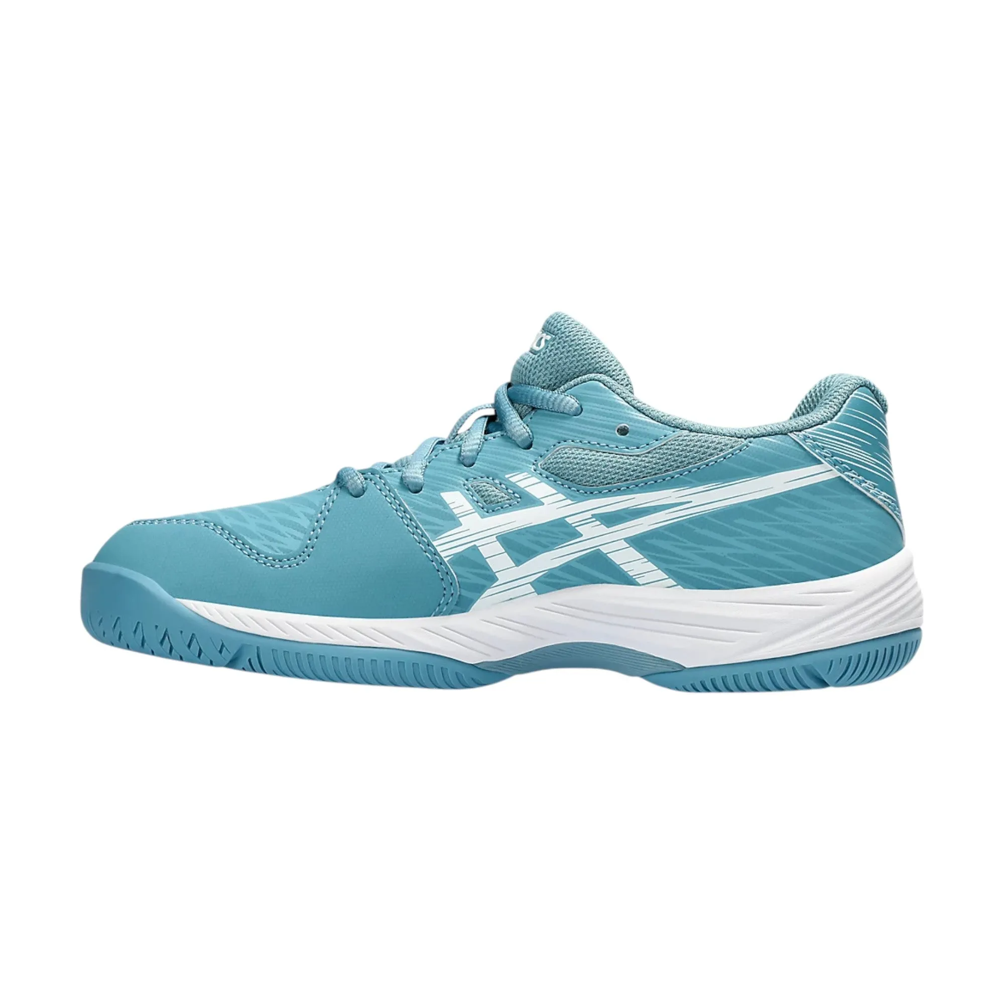 Kids Boys Asics Gel-Game 9 Shoes Gris Blue/White