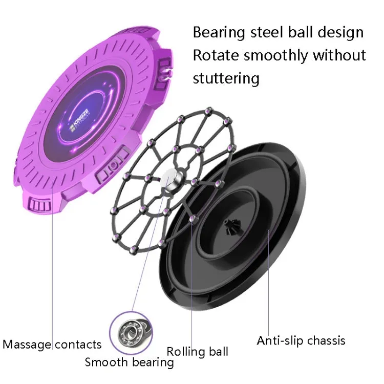 KINGZE Home Waist Twist Board Fitness Equipment Sports Abdomen Revolving Twisting Machine, Specification: Purple